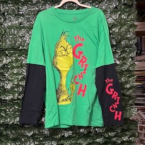 Green Grinch Long Sleeve Shirt